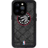 NBA Toronto Raptors Black Rust iPhone 15 Pro Waterproof Case